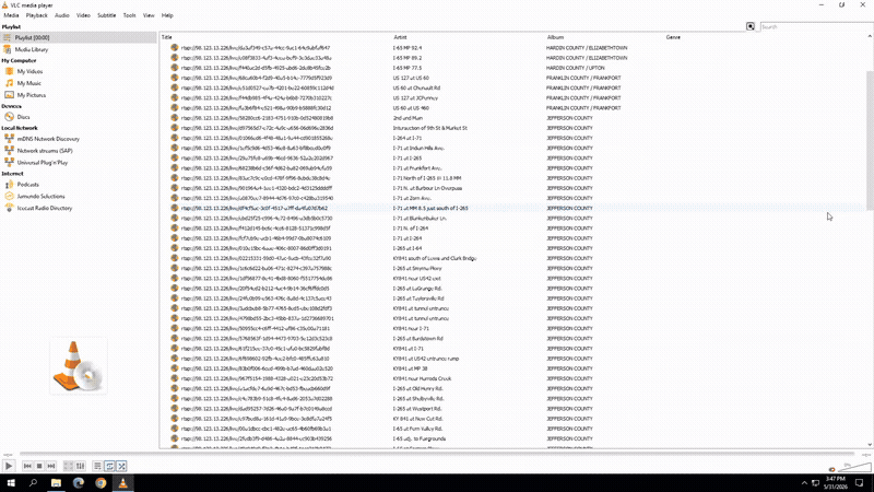 VLC workflow demonstration
